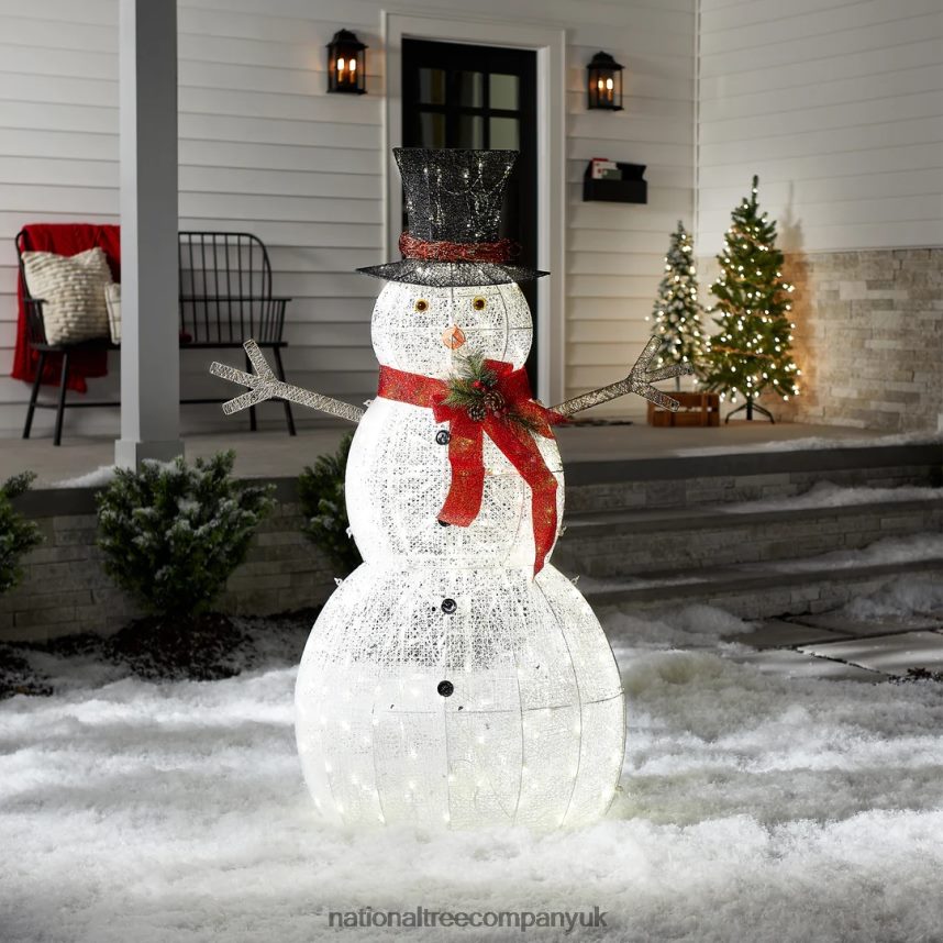 decoration | National Tree Company 60\ Snowman Decoration with Warm White LED Lights F2L4F602